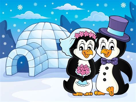 La danse des pingouins fait swinguer le royaume saoudien. Couples de mariage d'UFO illustration stock. Illustration ...