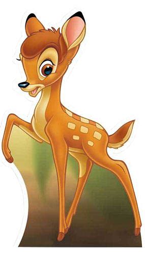 Special features the bambi effect studio stories: Bambi Lifesize Cardboard Cutout - 122cm | Partyrama