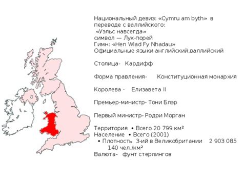 It is bordered by england to the east, the irish sea to the north and west, and the bristol channel to the south. Внеклассное мероприятие "Уэльс" - Английский язык - 7 класс