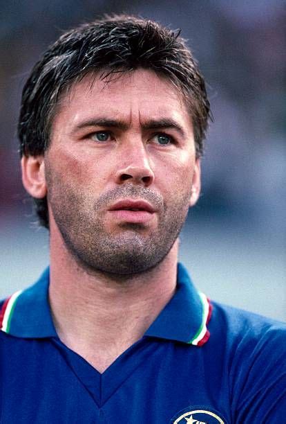 Wielka bitwa w finale euro 2020 Football World Cup 1990 Argentyna v Włochy Carlo Ancelotti ...