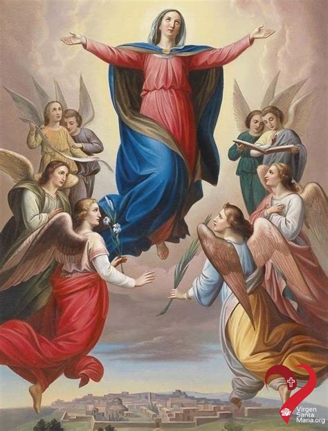 .virginis (asunción de la bienaventurada virgen maría) por los católicos, cuya doctrina fue definida como dogma de fe (verdad de la que no puede el dogma. Asunción de María | Virgen de la asuncion, Asuncion de la ...