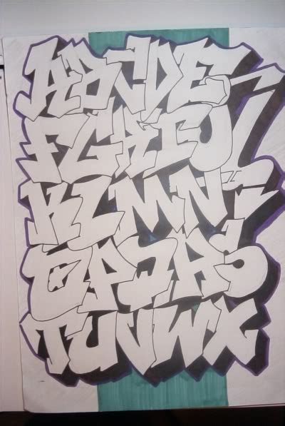 K, g, s, z, j, t, d, n, h, f, b, p, m, y, r, w. graffiti amazon: Sketch Design Letters A - Z for Graffiti ...