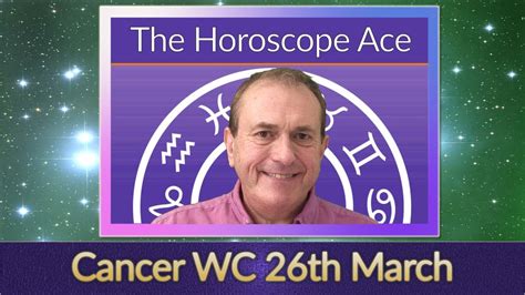 Daily prediction for cancer regardless the writing, as they say, was on the wall. Cancer Weekly Horoscope from 26th March - 2nd April - YouTube