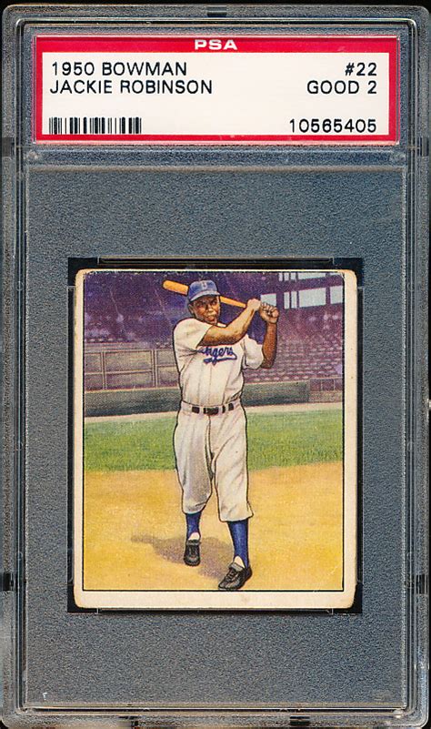 Green (who had directed the jolson story, one of the. Lot Detail - 1950 Bowman Baseball- #22 Jackie Robinson ...