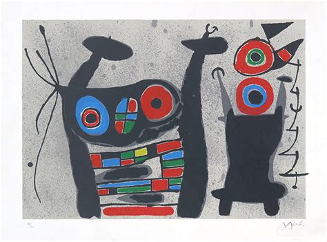 Shop authentic joan miró prints and multiples, mixed media and paintings from the world's best dealers. Joan Miro, Le lézard aux plumes d'or, 1971, lithographie ...
