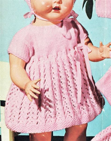 Download your free premature baby knitting pattern pdf. PDF Vintage Doll Clothes & Premature Baby Knitting Pattern ...