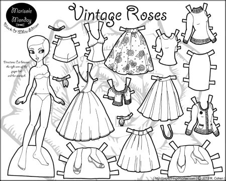 Maybe you would like to learn more about one of these? Paper Fashion Doll Coloring Pages | Búp bê giấy, Hình ảnh ...