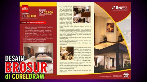 40 desain brosur pamflet kesehatan dan medis. Desain Brosur Promo Hotel - Tutorial CorelDraw - YouTube