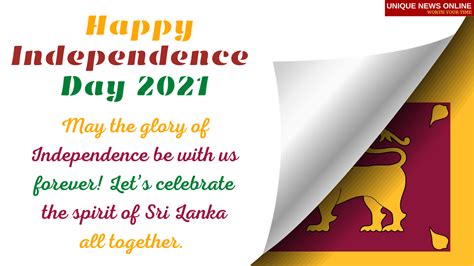 Freedom in the mind, faith in the words. Happy Sri Lankan Independence Day 2021 Wishes, Greetings ...