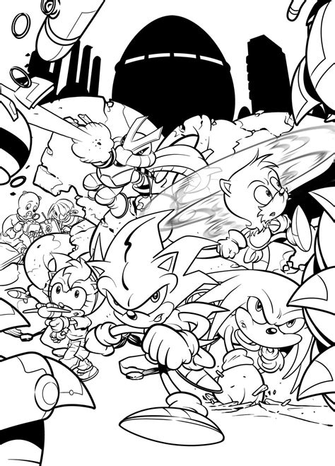 This makes kids more confident and more active when they fold the coloring pages. Sonic the Comic - Online!