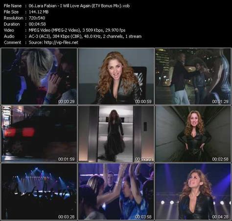 One day i know, i will love again. Lara Fabian - I Will Love Again (ETV Bonus Mix) - Download ...