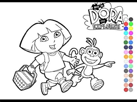 Village of the farmyard 7,028 plays. Dora The Explorer Coloring Game Play - YouTube