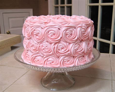 Revive a classic dinnerware pattern with the white vintage tiered cake plate. My Cake Corner: Shabby Chic Baby Shower Pink Rose Cake and ...