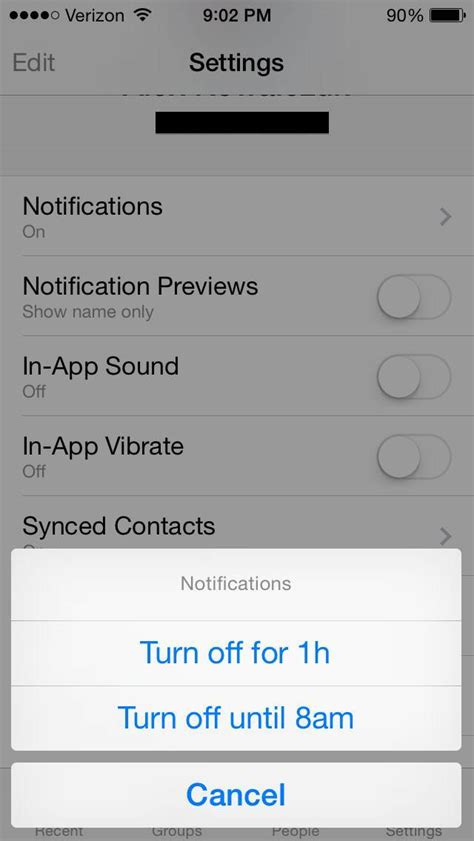 From here, you can start building your own application. Facebook messenger app won't let you turn of notifications ...