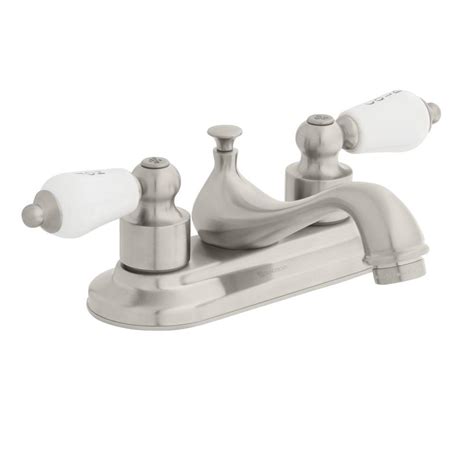 A machine learned model of bathroom tub shower faucets shower heads section of bathroom faucets and. Glacier Bay Teapot 4 in. Centerset 2-Handle Low-Arc ...