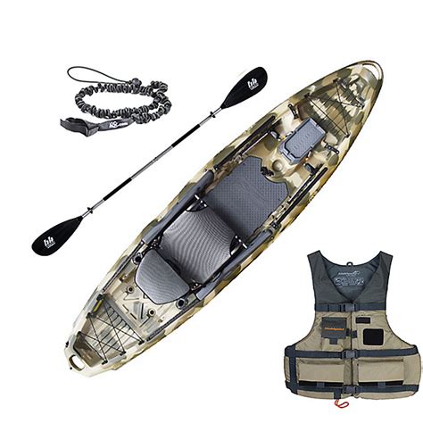 This kayak was specially designed to accommodate the pro fish pedal drive, featuring the intuitive 8 ball steering system, combined with the oversized beaver tail rudder for the ultimate propulsion experience. 3 Waters Kayaks Big Fish 120 Fishing Kayak - AustinKayak