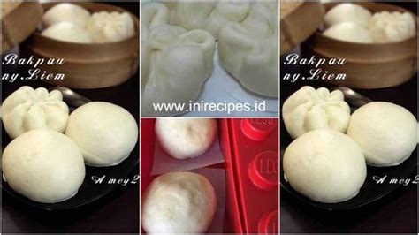 Best to chop in small squares the shrimps for this dumpling, because the flavor will not be as strong if you mince them recipe by tjai liem hiong serves 25. Resep Membuat Bakpau Ny.Liem | Resep, Makanan, Resep ...