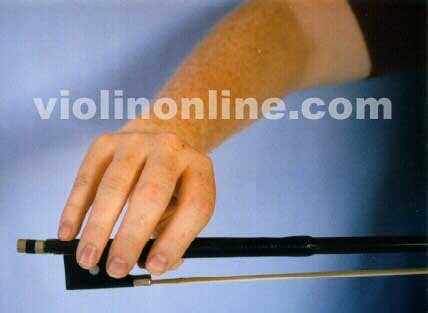 Learn more about the vibrato technique here. Violin Online - Violin Bow Hold