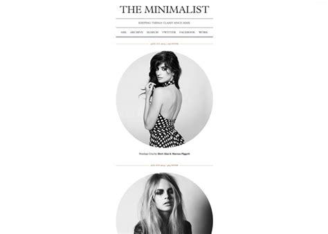 25 Free Minimal Tumblr Themes | Inspirationfeed