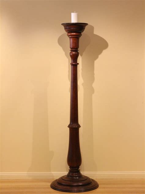 Shop for wooden candle holders at bed bath & beyond. Antique Australian Cedar Floor Standing Candlestick | The ...