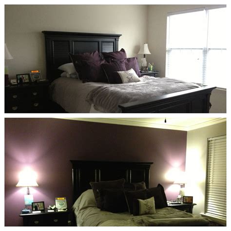 Use purple color bedroom accessories there are also people who prefer to have only some furniture and their bedroom is only filled with a bed and a nightstand. Purple and Gray Bedroom (With images) | Gray bedroom, Home decor, Room