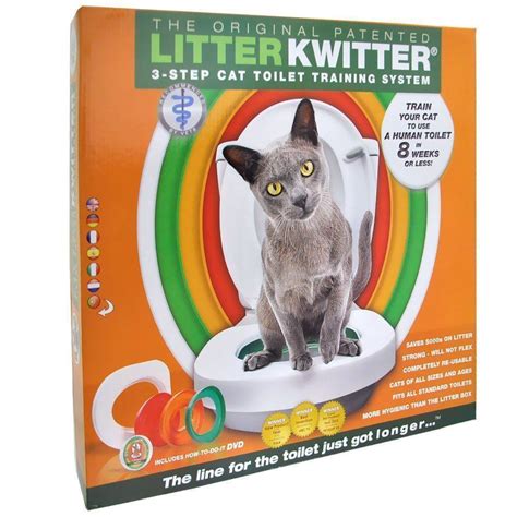 Tracking your cat's waste may be one of the most effective ways to. Litter Kwitter Cat Toilet Training System With ...