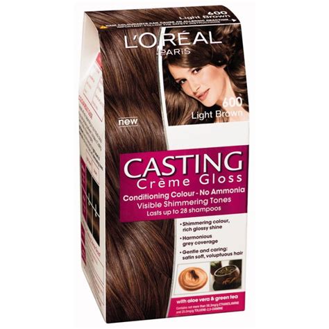 L oreal paris casting creme gloss light brown 600. L'oreal paris casting crème gloss 600 biondo scuro ...