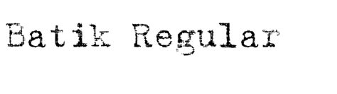 Hubbard orked1976 june 25, 2021. Batik Regular Font - FontPalace.com