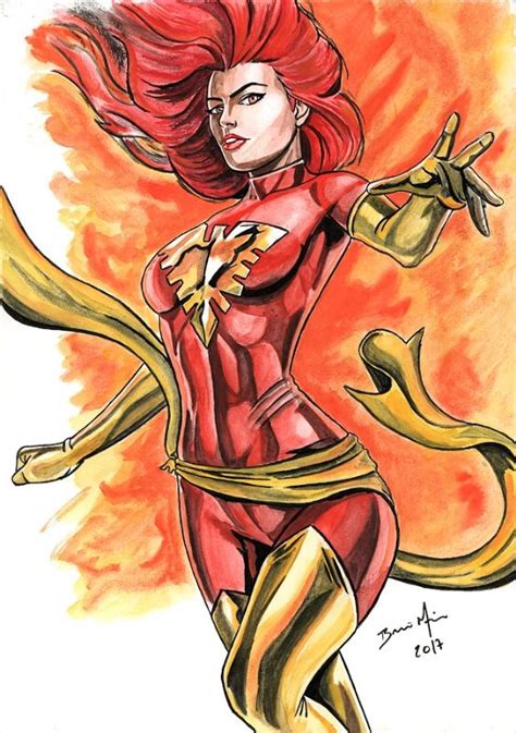 Well, that depends, are we comparing their movie analogs or comic book. Dark Phoenix (Jean Grey) by Breno Moreira Comic Art (With ...
