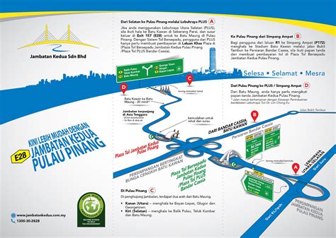 Jembatan nasional suramadu adalah jembatan yang melintasi selat madura, menghubungkan pulau jawa (di surabaya) dan pulau madura (di bangkalan), jawa timur. Jambatan Kedua Pulau Pinang Kini RM7!