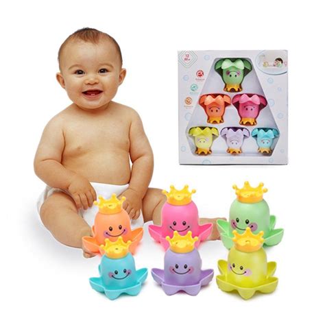 Ships from and sold by amazon.com. Baby Bath Tub Toy 6 Stacking Cups Bathtime Playset for Ki ...