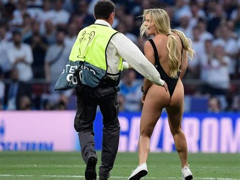 Today's champions league final, one of the biggest soccer matches of the entire year, featured an uninvited guest on the pitch. Kinsey Wolanski: Champion League final streaker issued ...