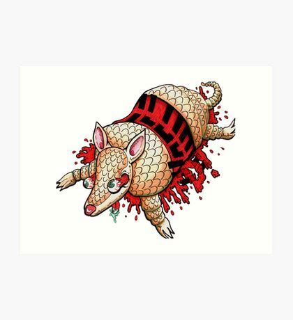 Roadkill Drawing: Art Prints | Redbubble