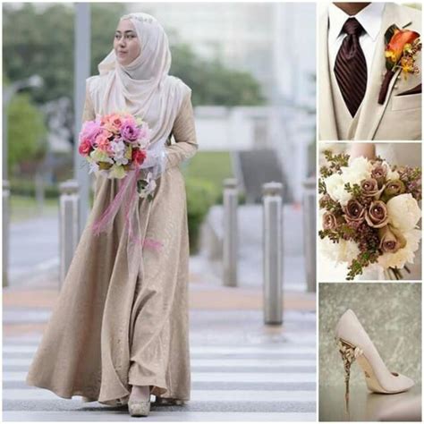 Para wanita muslimah tetap dapat menutup aurat dan tetap terlihat cantik ketika menggunakan desain baju muslim pengantin. 35+ Ide Muslimah Design Baju Nikah Simple - Kelly Lilmer