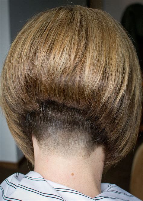 #short bob #buzzed nape #alternative haircuts. Mrs. CB from the Coolbobs.com website | Bob hairstyles ...