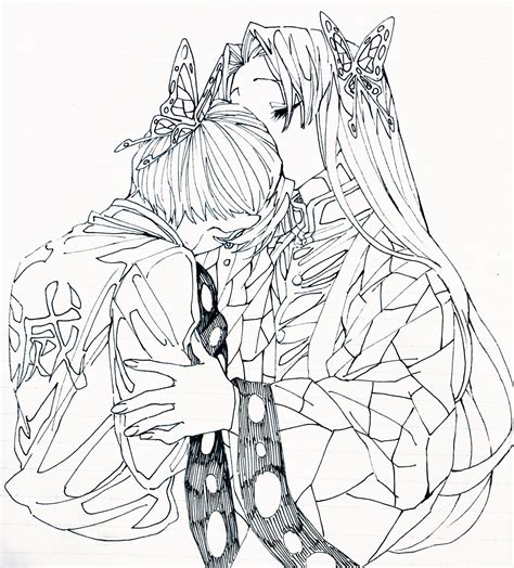 Maybe you would like to learn more about one of these? 線画 鬼滅の刃 塗り絵 しのぶ - m.infotiket.com