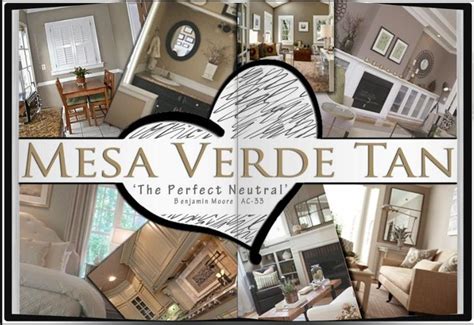 Maybe you would like to learn more about one of these? Amanda loves Benjamin Moore Mesa Verde Tan | House colors ...
