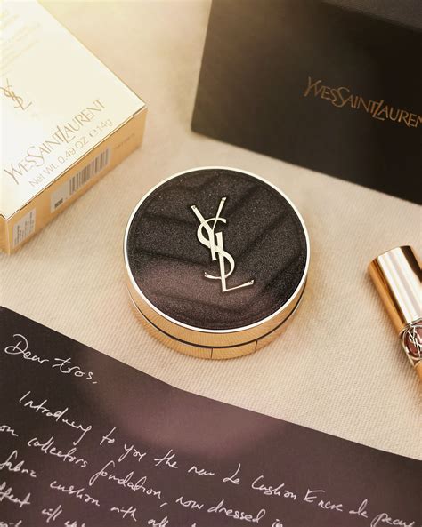 Design your very own personal lip shade on the app and watch it be brought to life at your very fingertips. YSL Beauty Le Cushion Encre De Peau Lamé Limited Edition ...