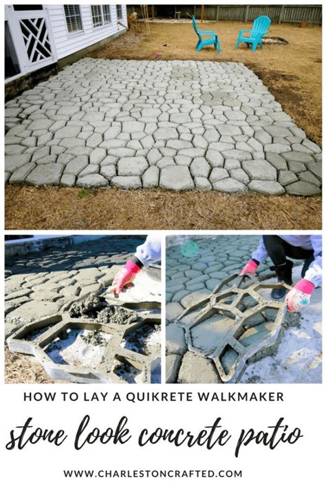 Shop with confidence on ebay! How to make a QUIKRETE WalkMaker patio | Diy concrete ...