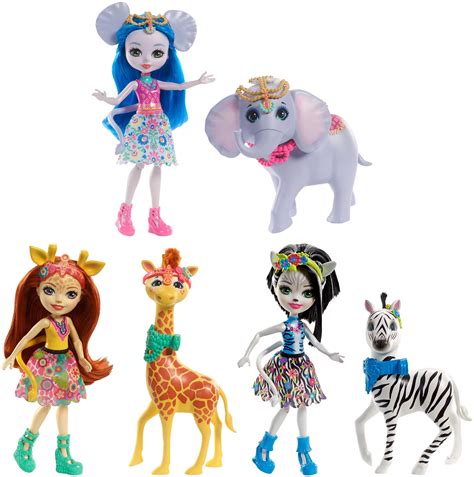 Zaczarowany las kryje w sobie wiele tajemnic. Lalka ENCHANTIMALS Morskie lalki + duże zwierzątko (mix ...