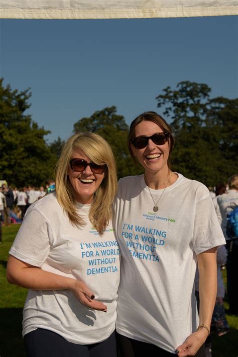 No! she says, almost horrified. Sally Lindsay and Suranne Jones at Kent Memory Walk ...