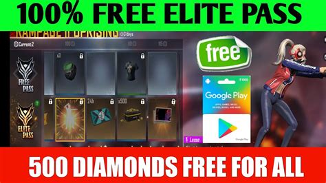 Dosto niche diye gye task ko aap jarur complete kare, kyoki is task ko complete karne par hi free fire diamond milega. How to get free elite pass in free fire| free fire ...