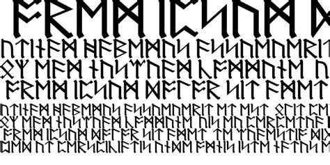 Runes are the letters in a set of related alphabets known as runic alphabets, which were used to write various germanic languages before the adoption of the latin alphabet and for specialised purposes. Dwarf Runes Regular : Download For Free, View Sample Text ...