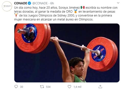 La comisión nacional del deporte recordó con estas palabras a soraya jiménez: Redes recuerdan a Soraya Jiménez por el oro ganado en los ...