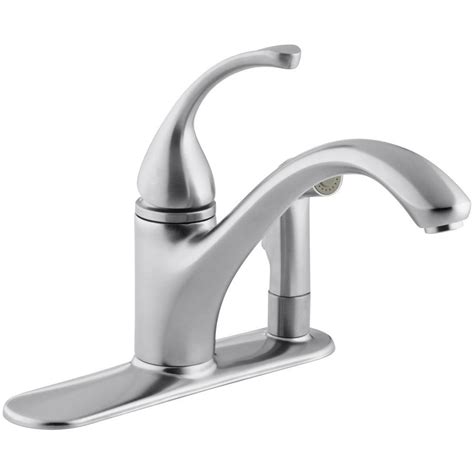 Click to get this free report the home depot, inc. KOHLER Forte Single-Handle Standard Kitchen Faucet with ...