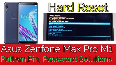 Im not a computer tech! Asus Zenfone Max Pro M1 Hard Reset | Hard reset kese kare ...