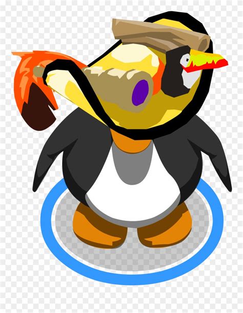 You can find this pin at the book room, at the bottom left corner of the room, hidden just behind the lamp there. Golden Pirate Hat In-game - Club Penguin Skeleton Penguin ...