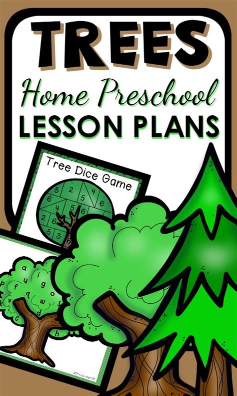 Fun tree facts for kids including photos and printable activity worksheets; Tree Theme Home Preschool Lesson Plans - Home Preschool 101