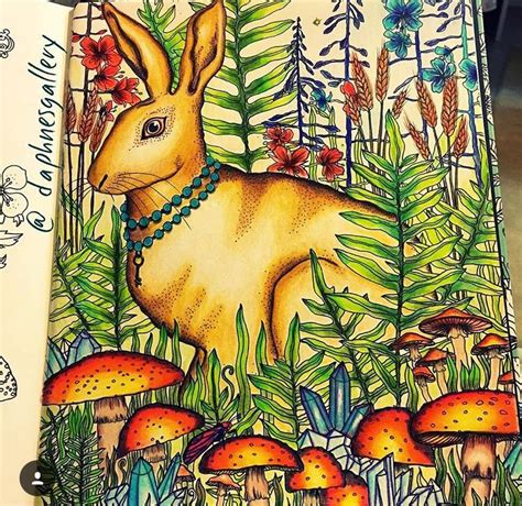 Garden coloring pages coloring book art colouring pics adult coloring enchanted forest book enchanted forest coloring book faber castell polychromos sylvia on instagram: Image by Cathy Venter on Hanna / Daydreams & Summer Nights ...