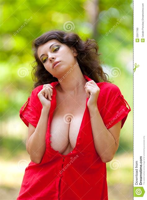 Once upon a dream*,** ooh baby. Beautiful Woman In The Forest Stock Photo - Image of ...